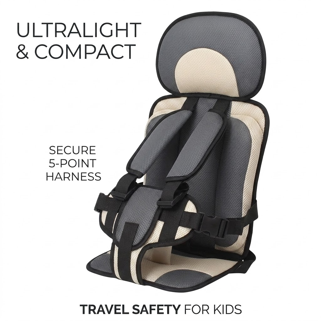 Lightweight Kids Portable Seat – Anti-Slip Outdoor Travel Chair with Removable Design