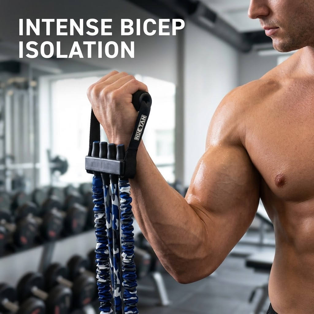 Adjustable Push-Up Resistance Bands –Chest Builder & Arm Expander for Home Gym Workouts