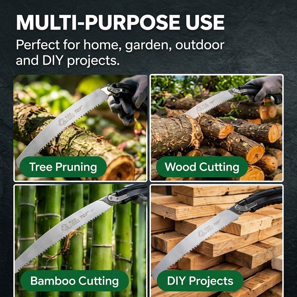 Portable Carpenter Handsaw – Heavy-Duty Hand Saw with Plastic Handle
