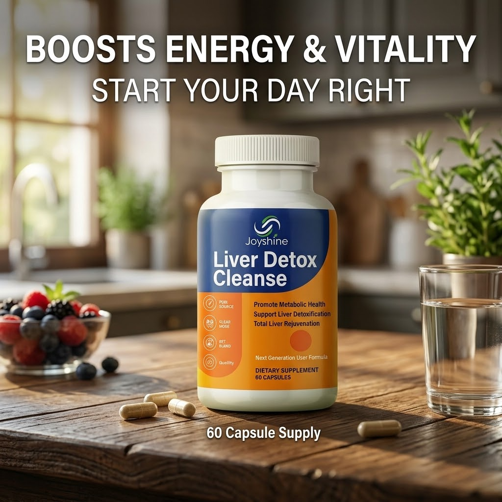 Milk Thistle Liver Wellness Capsules – 60-Count Herbal Supplement for Liver & Metabolism Support