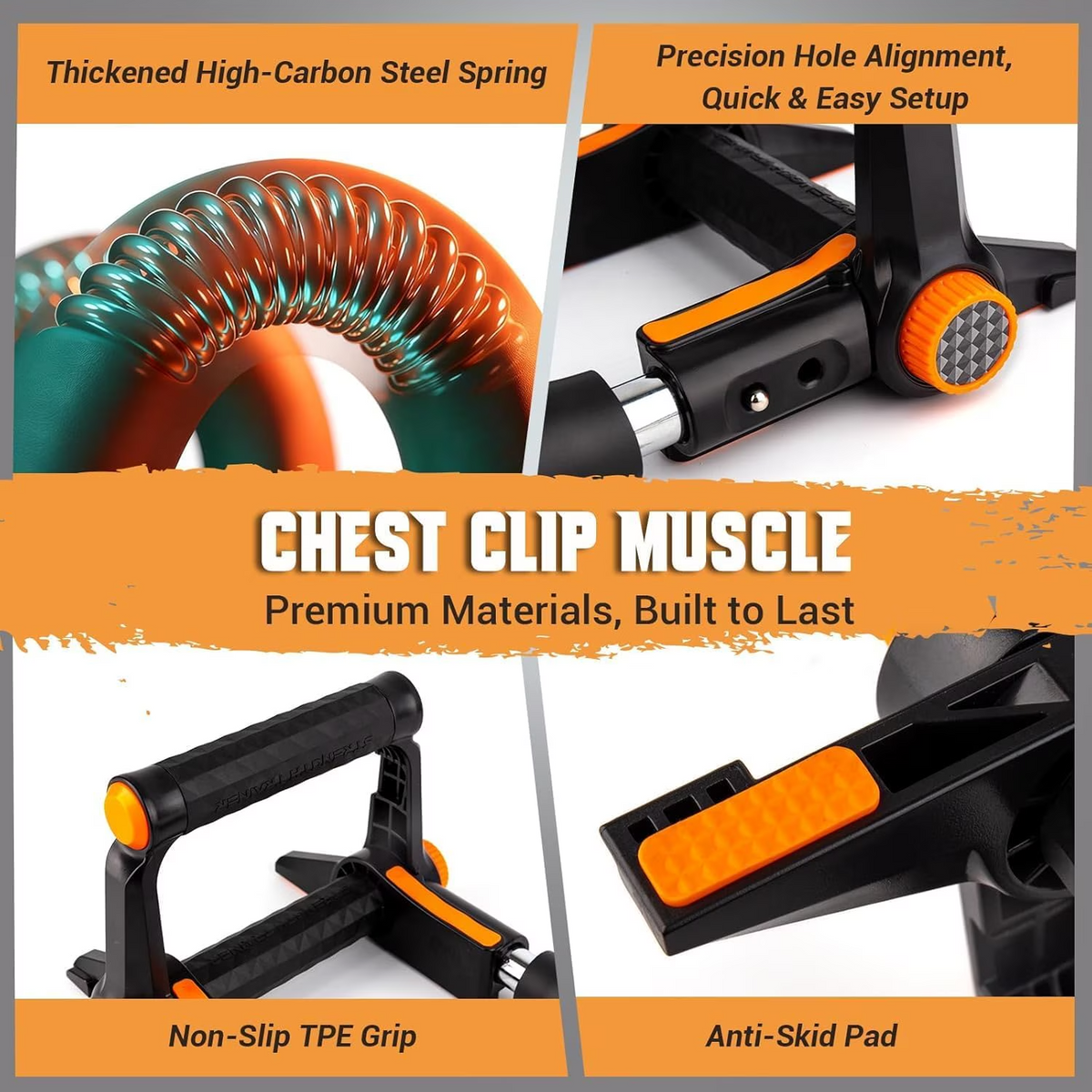 3-in-1 Rotating Arm Trainer Chest & Arm Home Gym Equipment