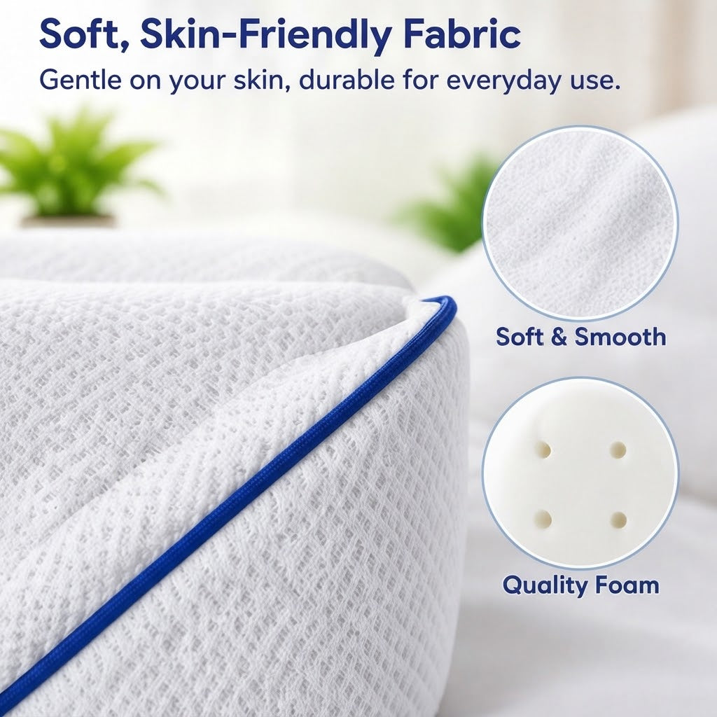 Memory Foam Leg Pillow – Slow-Rebound Knee Support for Side Sleepers