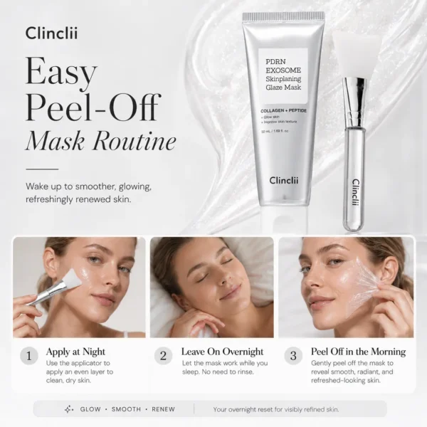 Salmon Exosome Peel-Off Mask – Hydrating Korean Skincare Mask for Firming & Smoother