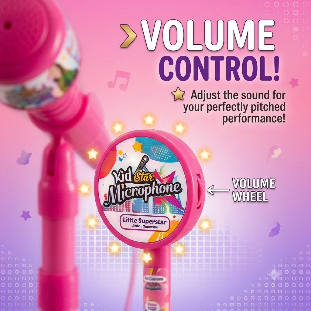 Kids Karaoke Microphone & Educational Singing Toy