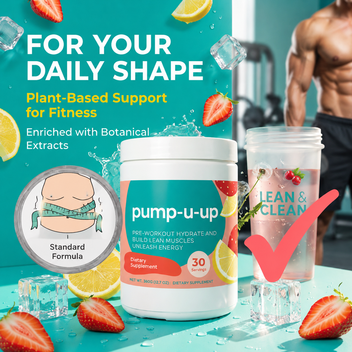 Pump It Up Creatine – Performance & Workout Support