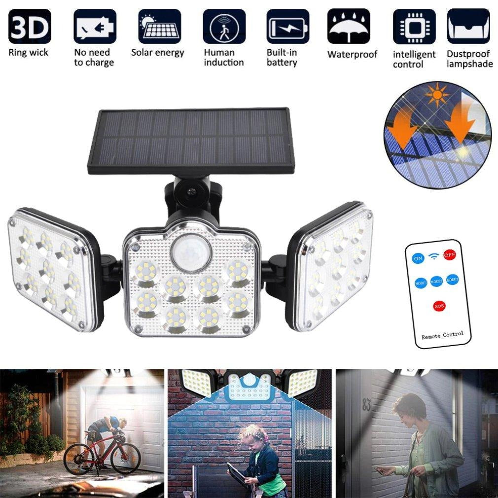 18W Solar Motion Sensor LED Wall Light.