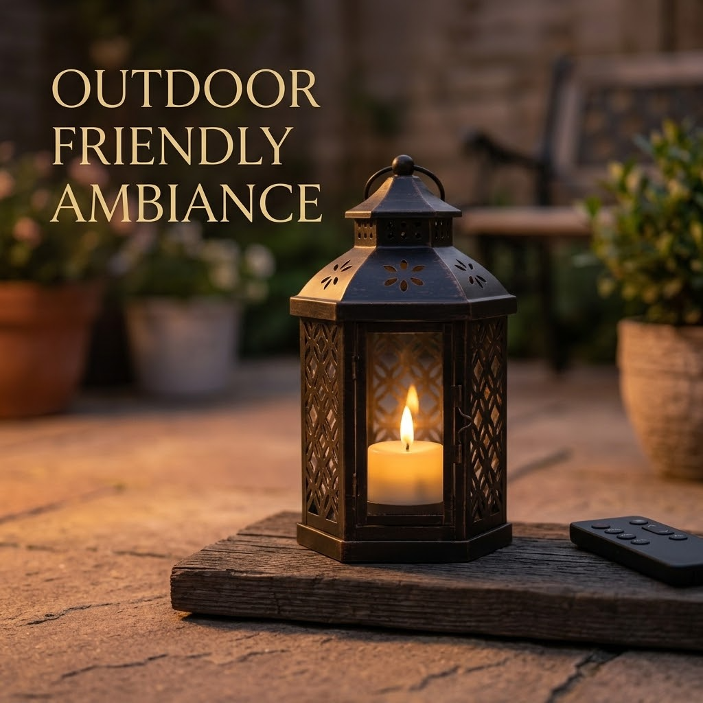 Dancing Wick LED Tea Light Candles – Flickering Flameless Candles with Remote Control