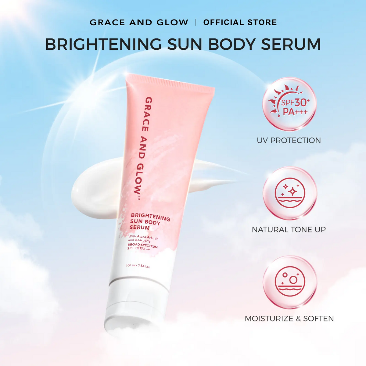 Outdoor UV Protection Body Cream Moisturizing