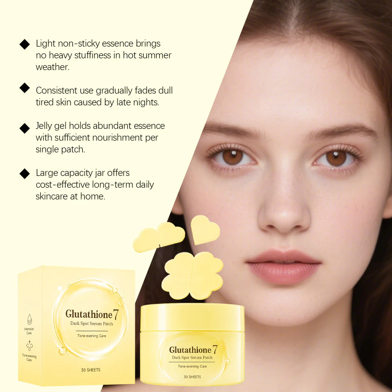 Glutathione Brightening Patches – Radiance Booster for Dark Spot & Even-Tone Facial Skincare