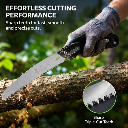 Portable Carpenter Handsaw – Heavy-Duty Hand Saw with Plastic Handle