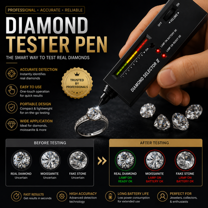 Diamond Tester Pen – Portable Gemstone & Jewelry Testing Tool