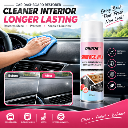 Car Dashboard Restorer – Matte Interior Vinyl Protectant & Cleaning Spray
