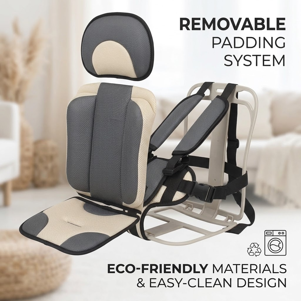 Lightweight Kids Portable Seat – Anti-Slip Outdoor Travel Chair with Removable Design