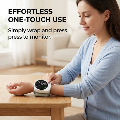 Digital Wrist Blood Pressure LCD Display Automatic Monitor