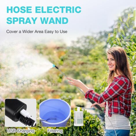 Portable Electric Garden Sprayer – USB Rechargeable Handheld Water Sprayer