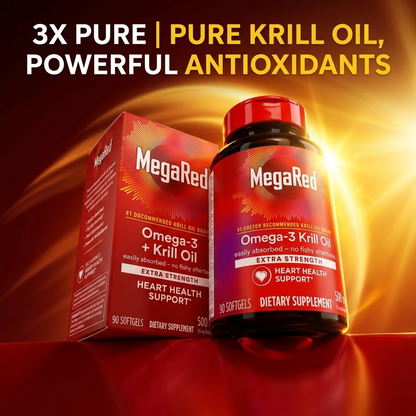 Omega-3 Krill Oil Supplement – Heart & Daily Wellness Support Without Fishy Aftertaste