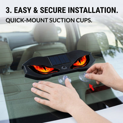 Window LED Ambient Display Light – Dynamic Emoticon Sign & Decorative Car Light Kit