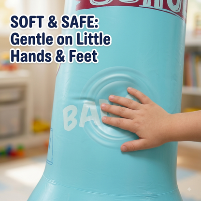 Kids Inflatable Punching Bag – Thickened PVC Standing Boxing Column for Active Play
