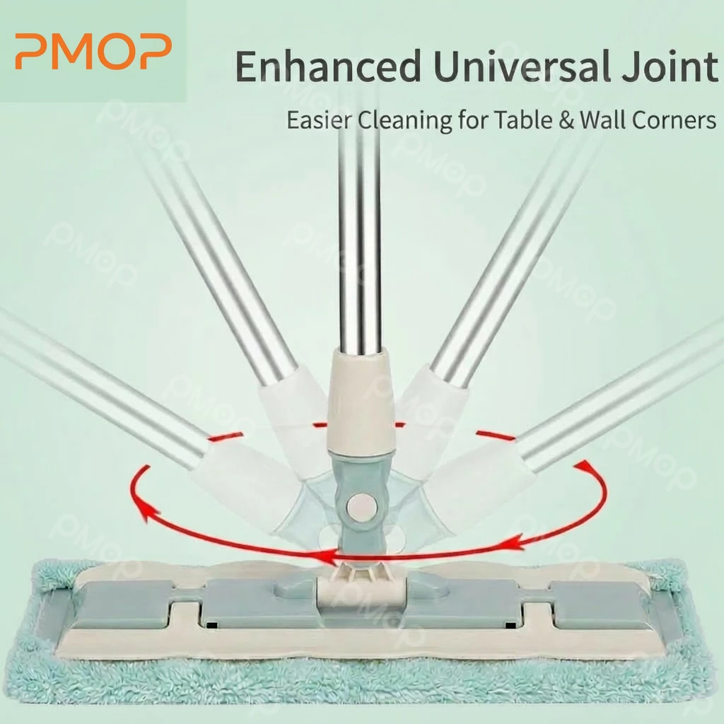 Modern Wet & Dry Microfiber Floor Mop – Home Cleaning Mop with Reusable Cleaning Cloth