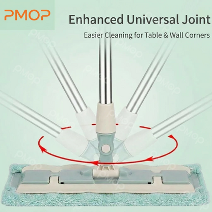 Modern Wet & Dry Microfiber Floor Mop – Home Cleaning Mop with Reusable Cleaning Cloth
