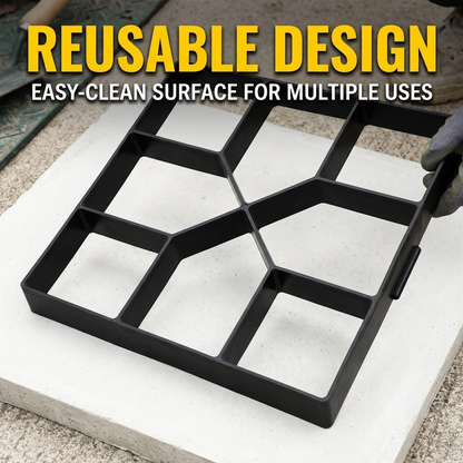 Reusable Concrete Path Maker Mold – DIY Garden Paver & Stone Walkway Mould