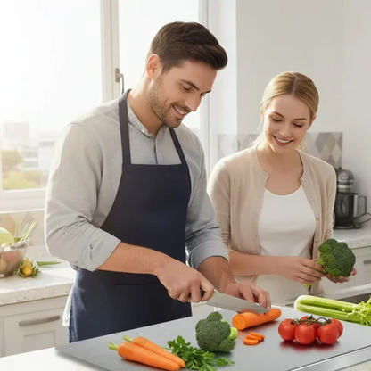 19" Stainless Steel Cutting Board Non-Slip Kitchen Chopping Board