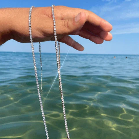 Crystal' Tennis Necklace + The best gift