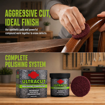 Furniture Polishing Paste – Cleans, Restores & Shines Wood Surfaces
