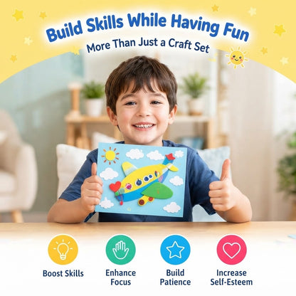 Children’s DIY 3D EVA Sticker Craft – Creative Activity Set