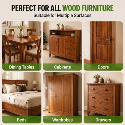 Furniture Polishing Paste – Cleans, Restores & Shines Wood Surfaces