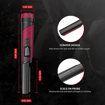 IP68 Handheld Metal Detector – Portable Treasure Hunting & Metal Detection Scanner