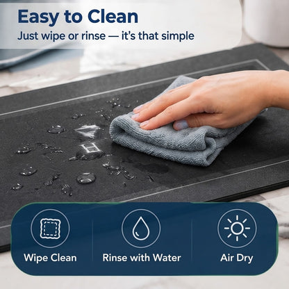 Kitchen Mat Set Non-Slip Water & Oil Absorbent Mats