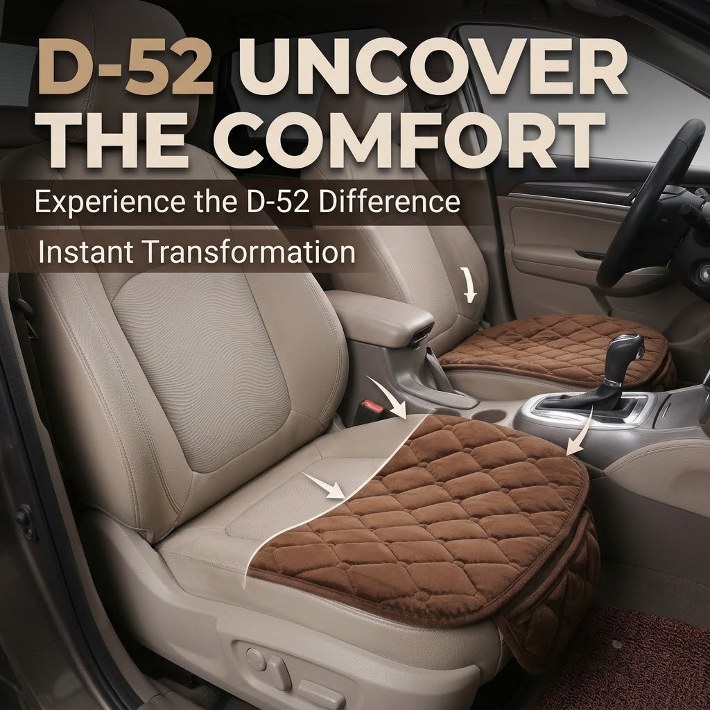 Universal Plush Car Seat Cover – Warm Non-Slip Front &  Rear Seat Cushion Protector