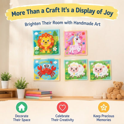 Children’s DIY 3D EVA Sticker Craft – Creative Activity Set
