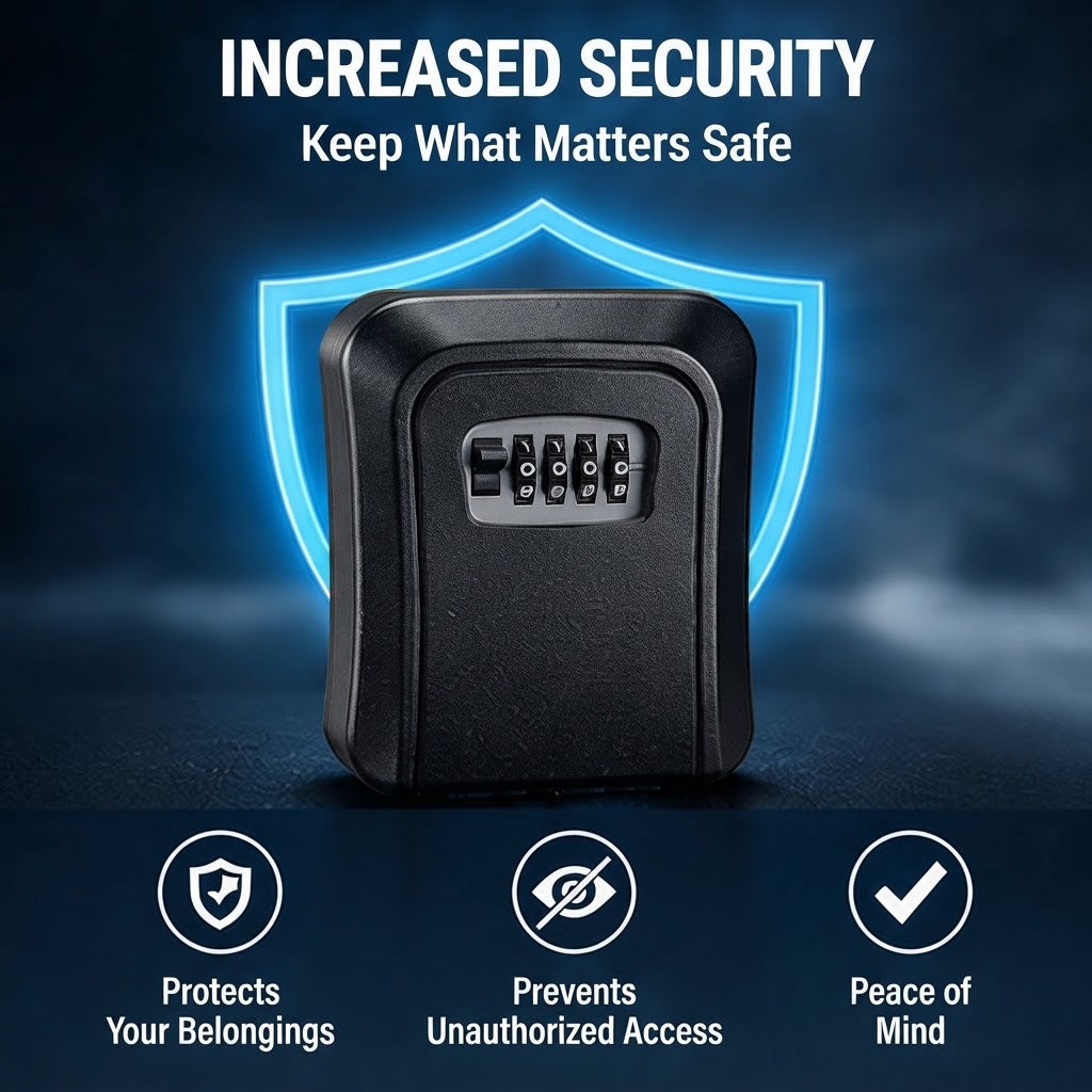 Password Lock Box with Combination Password