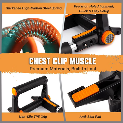 3-in-1 Rotating Arm Trainer Chest & Arm Home Gym Equipment