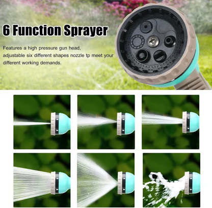 360° Rotating Garden Hose Reel – 200 Ft Water Hose Reel with Retractable Watering Set