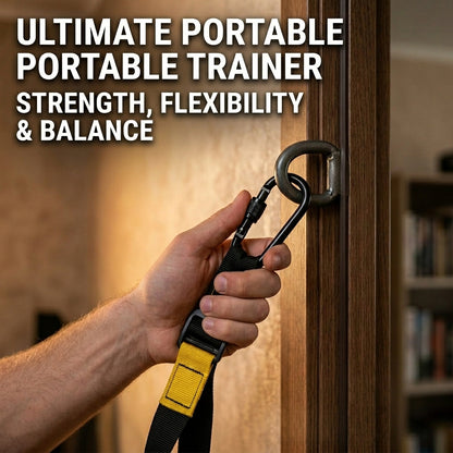 Professional Suspension Trainer Straps – Adjustable Nylon Sling Workout System for Full-Body Fitness