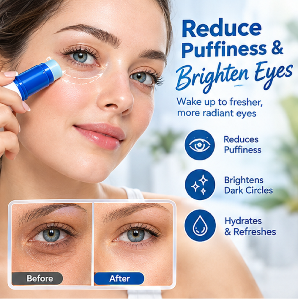 Cooling Depuff Eye Balm – Hydrating Anti-Aging Eye Stick