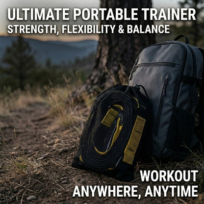 Professional Suspension Trainer Straps – Adjustable Nylon Sling Workout System for Full-Body Fitness