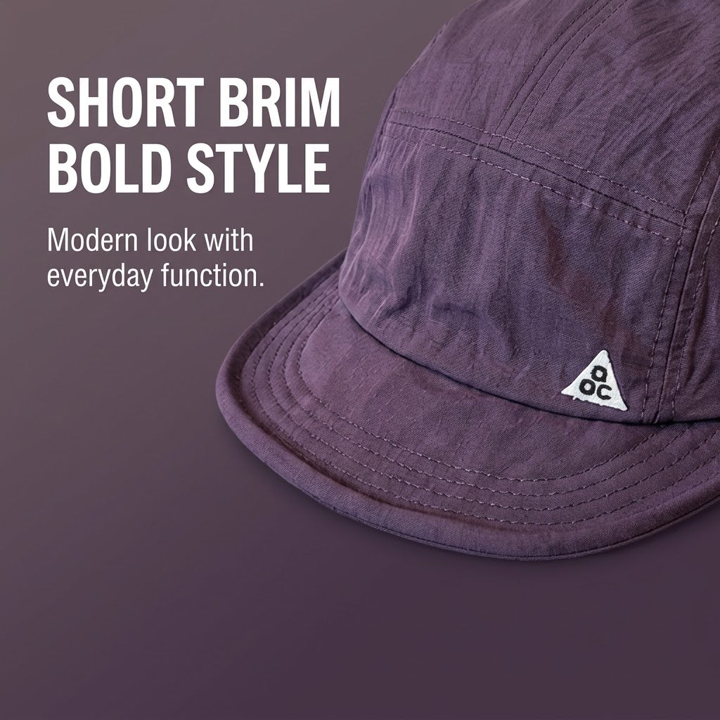 Short Brim Washed Cap Street Style Hip-Hop Hat for Men & Women