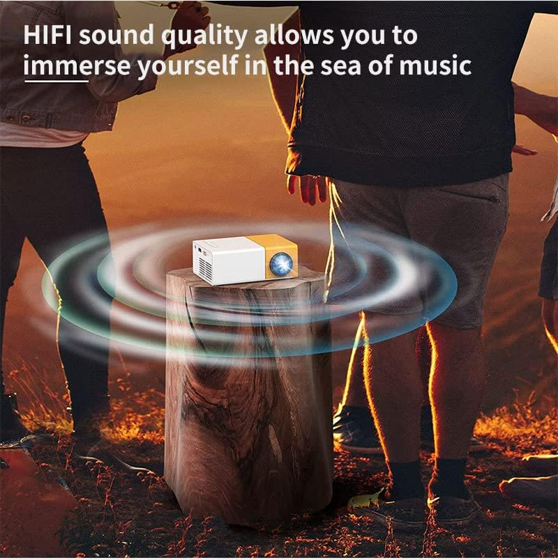 Mini Portable Projector – Smart LED LCD Pocket Projector for Home & Kids