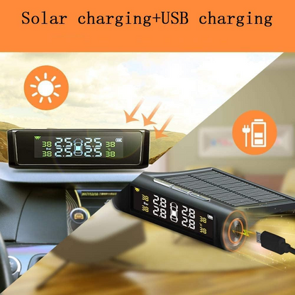Solar-Powered Tire Pressure Monitoring System – Wireless Car TPMS