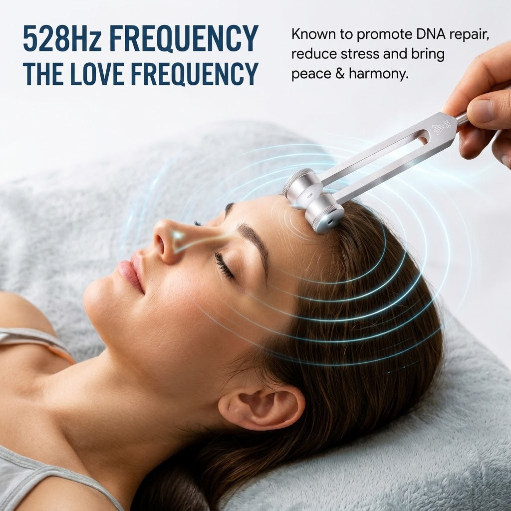 Sound Therapy Tuning Fork Set – Frequency Wellness & Relaxation Tool