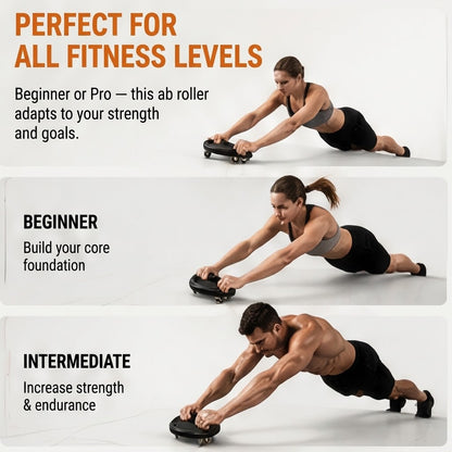 Multifunction Ab Roller Core & Abdominal Strength Training Equipment