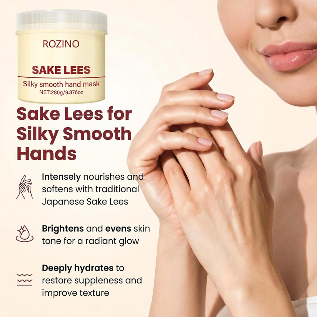 Moisturizing Hand Mask – Brightening & Softening Hand Care