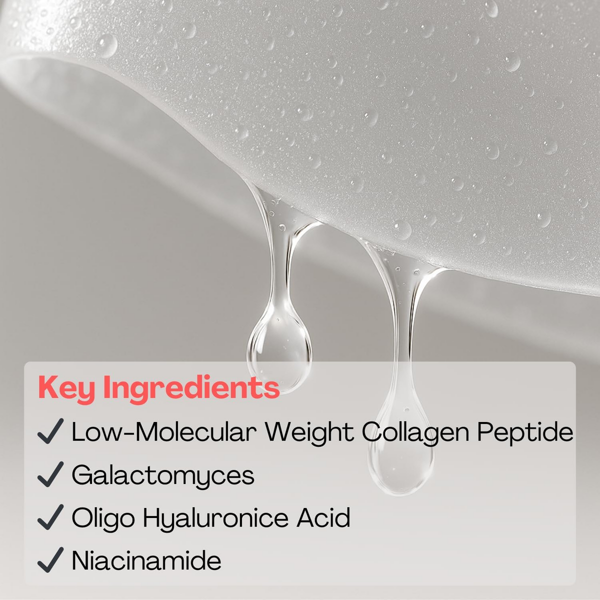 Vitamin C Hydrogel Face Mask – Hyaluronic Acid Overnight Anti-Aging Hydrating Sheet