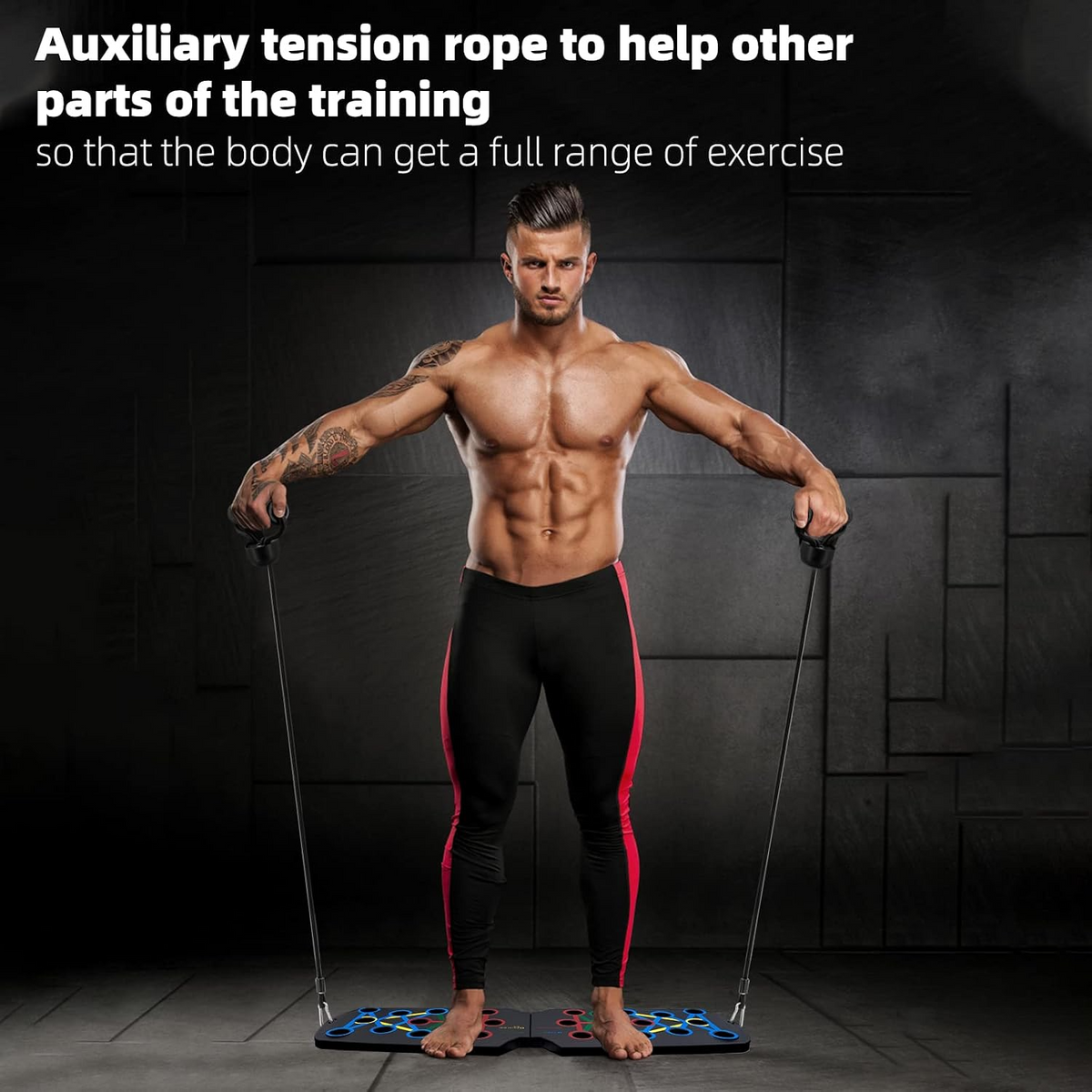 Portable Push-Up Board – Adjustable Home Workout Exercise Equipment