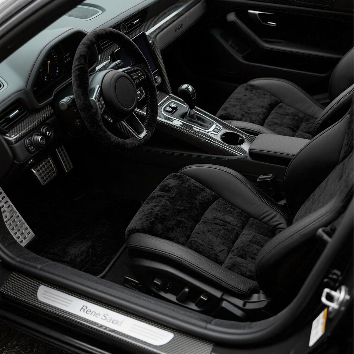 Self-Adhesive Suede Material – Alcantara Style for Cars