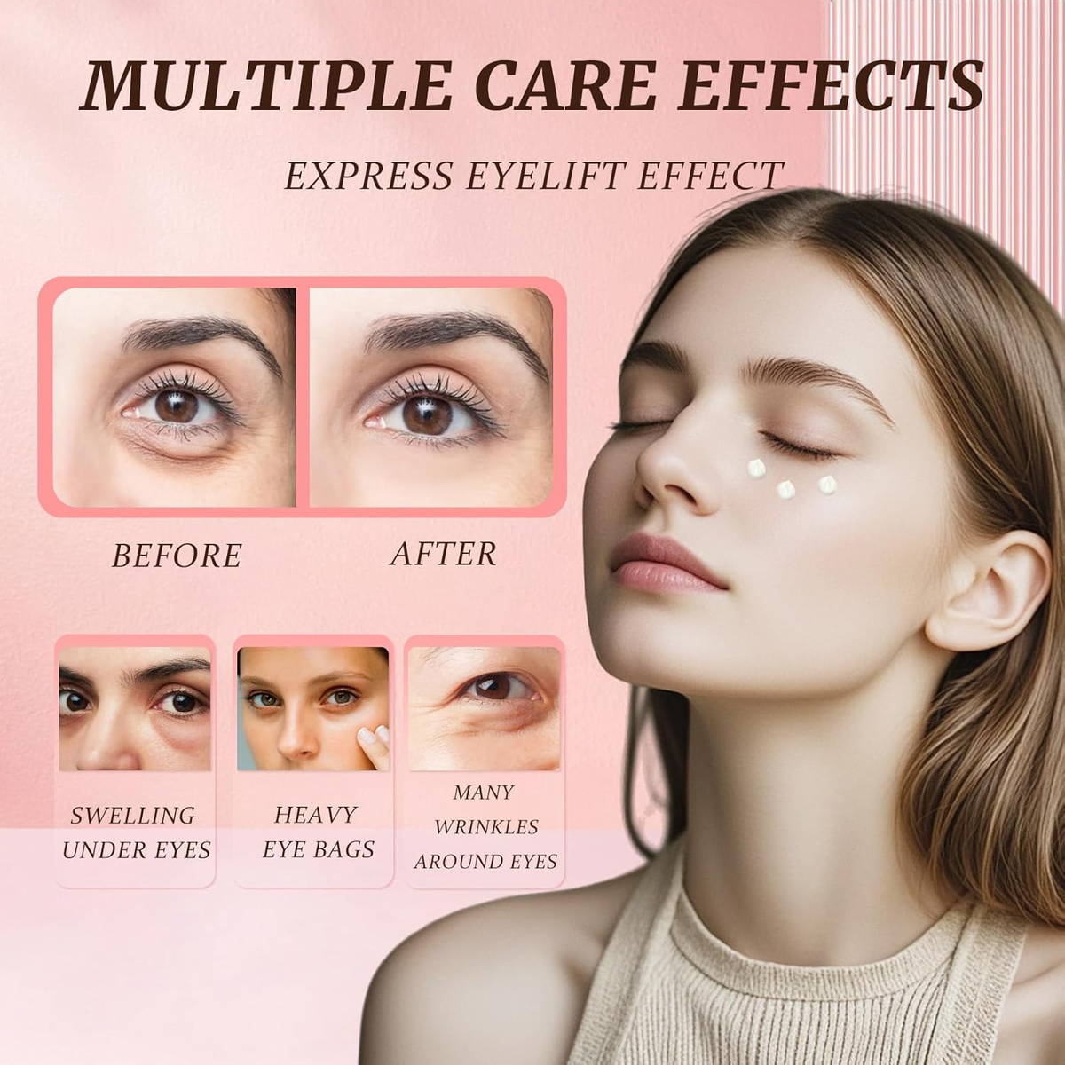Electric Massage Eye Cream – Smooth, Firm & Refresh Tired Eyes